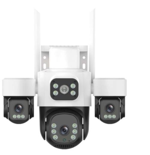 INOX-X113 3+3+3MP 3 LENSLİ WİFİ PTZ KAMERA 3 mp x 3 kameraya sahip